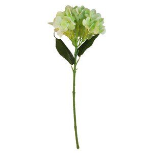 Light Green Hydrangea Stem Artificial Silk Flower Spring Wedding Decor